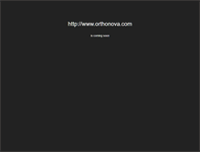Tablet Screenshot of orthonova.com